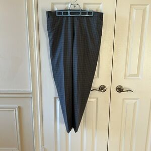 Canali Wool Plaid Pants